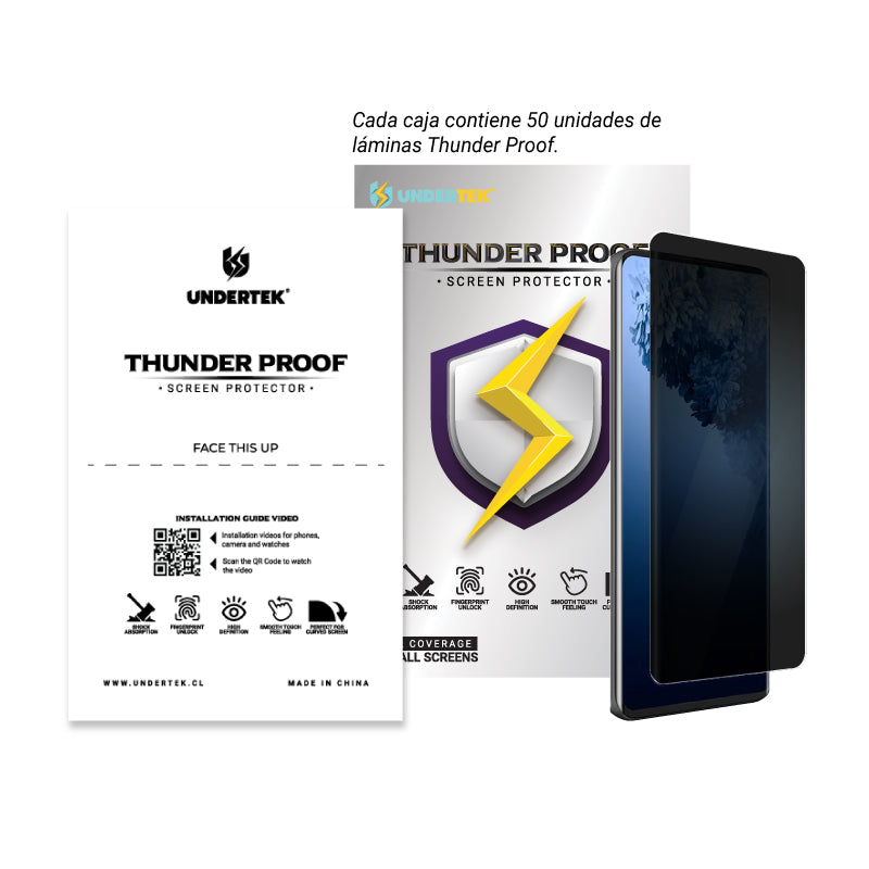 Láminas ThunderProof Anti Espía 50uni