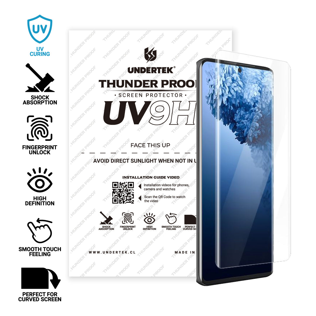 Láminas ThunderProof UV 9H Clear 50uni