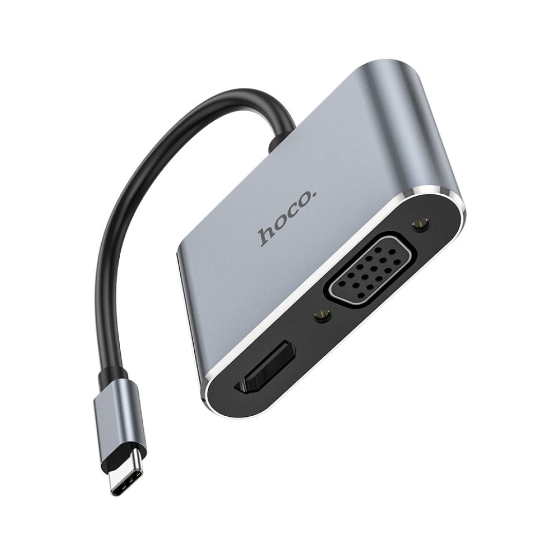 Adaptador Hub 4 in 1 Type-C 4k 100w