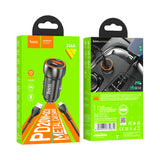 Cargador Auto 20W QC3.0 Cable Type C Metal