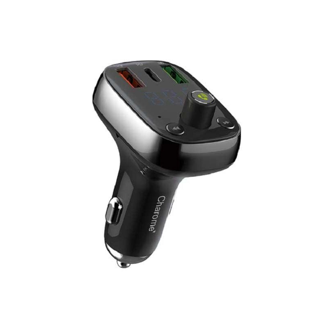 Transmisor FM Cargador Auto 36W Triple Puerto USB