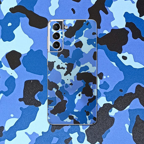 Skin Military Blue Print