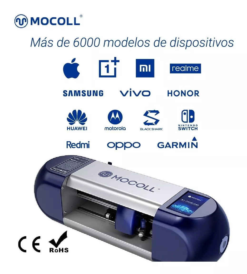 Kit Plotter Corte Láminas Celulares + 120 Láminas Mocoll