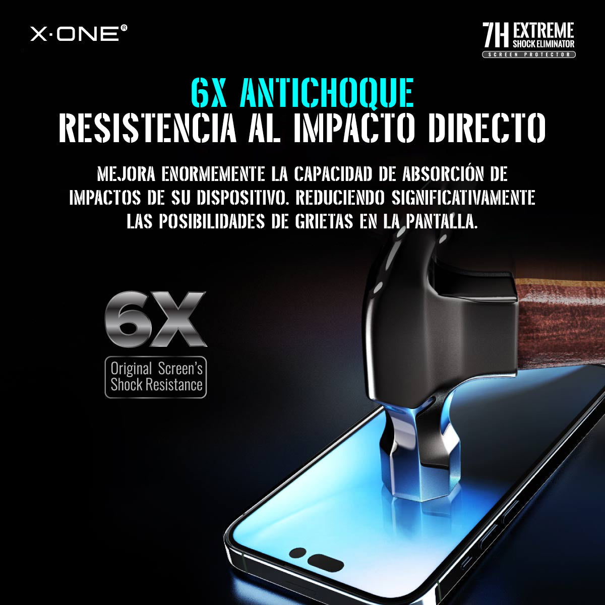 GENERICO Carcasa Iphone X Antishock Compatible Lamina Completa